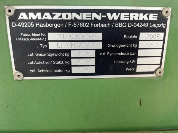 Amazone Citan 9000 - Image 9